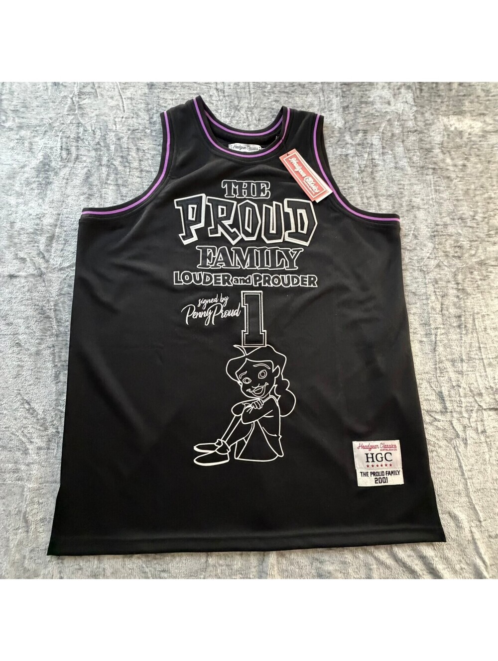 Headgear Classics The Proud Family Louder & Prouder Jersey XL Black